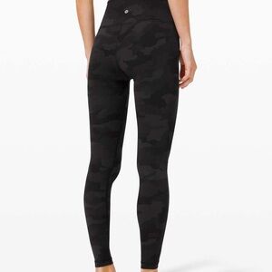 lululemon athletica Black Camo Leggings